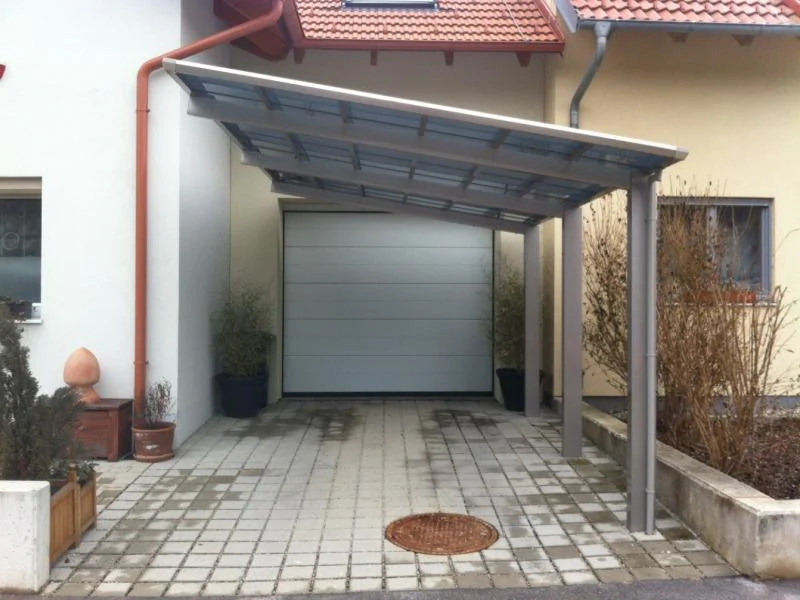 Ximax Aluminium Carport Linea Typ 110 Standart Edelstahl-Look - Image 2